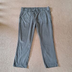 Women's Olive Drawstring Casual Pants